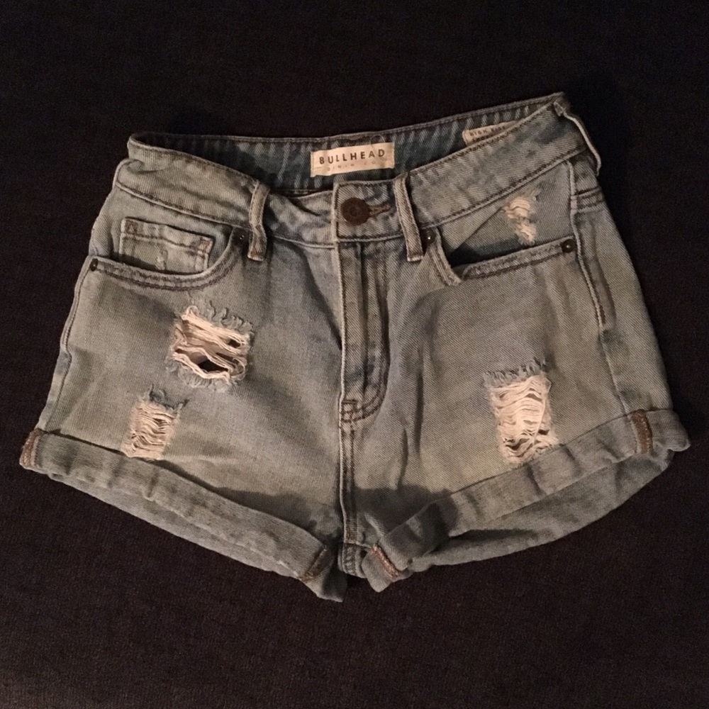 Bullhead Denim Co High Rise Shorts
